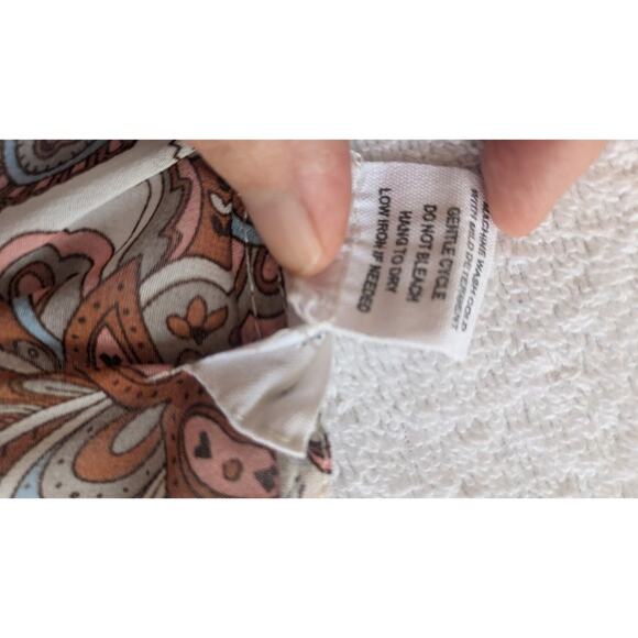 L. I. F. E. Love Is For Eternity Sheer Wrap, Boho Print, Medium, Tie Closure - Picture 8 of 9